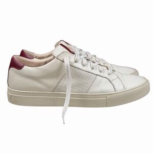 Greats Brooklyn The Royale Sneakers Shoes Men's 11 Ivory Leather Made in Italy